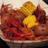 boiled crawfish (available during the spring season)